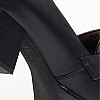 Women Moccasins 21280 Black Leather Pepe Menargues Women Moccasins 21280 Black Leather Pepe Menargues