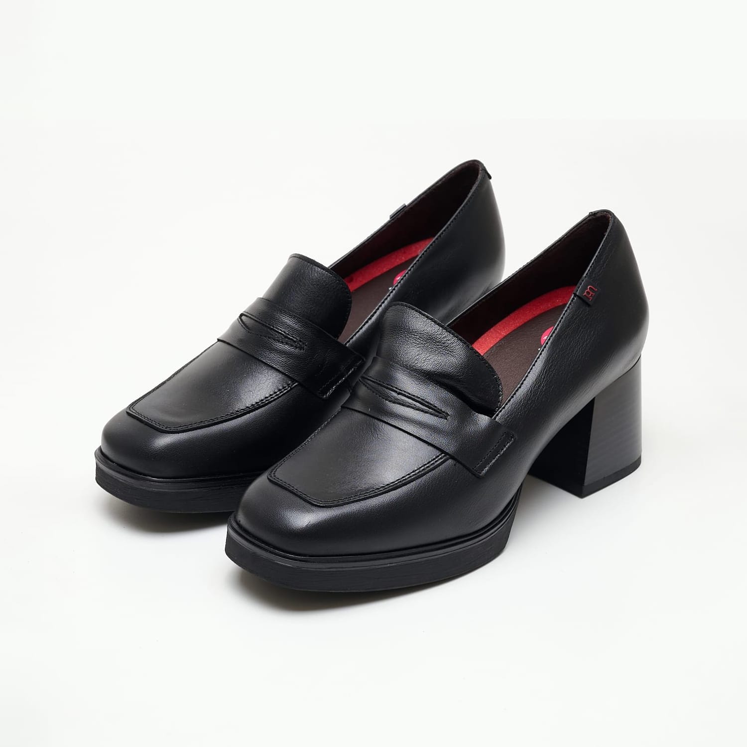 Women Moccasins 21280 Black Leather Pepe Menargues Women Moccasins 21280 Black Leather Pepe Menargues