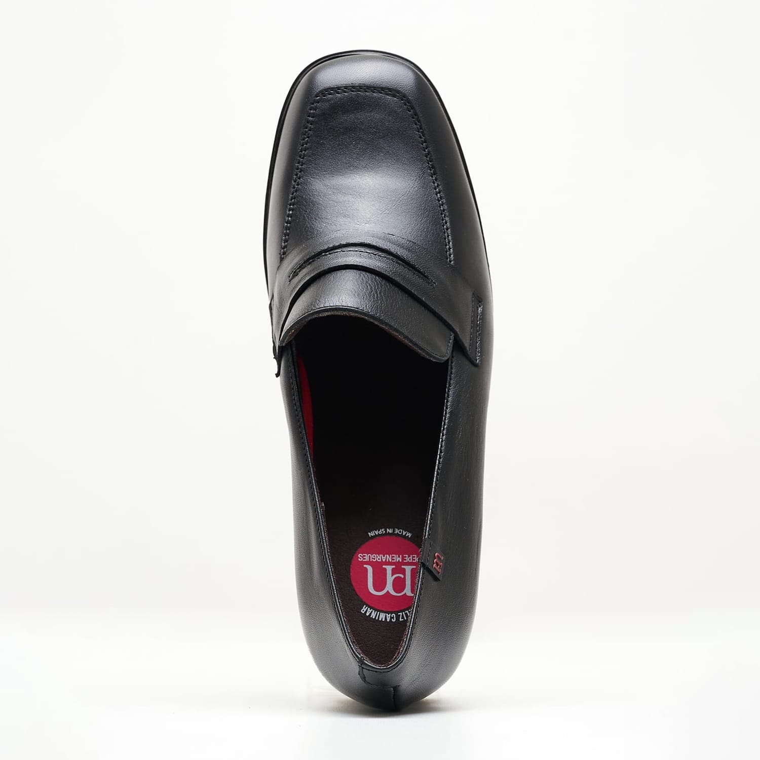 Women Moccasins 21280 Black Leather Pepe Menargues Women Moccasins 21280 Black Leather Pepe Menargues