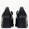 Women Moccasins 21280 Black Leather Pepe Menargues Women Moccasins 21280 Black Leather Pepe Menargues