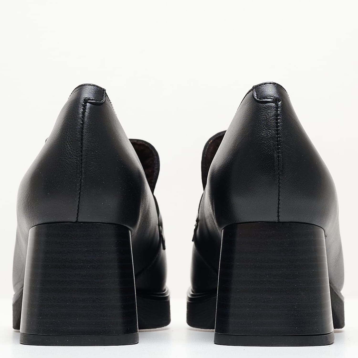 Women Moccasins 21280 Black Leather Pepe Menargues Women Moccasins 21280 Black Leather Pepe Menargues