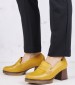 Women Moccasins 21280 Yellow Leather Pepe Menargues