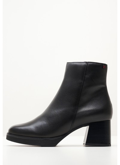 Women Boots 21282 Black Leather Pepe Menargues