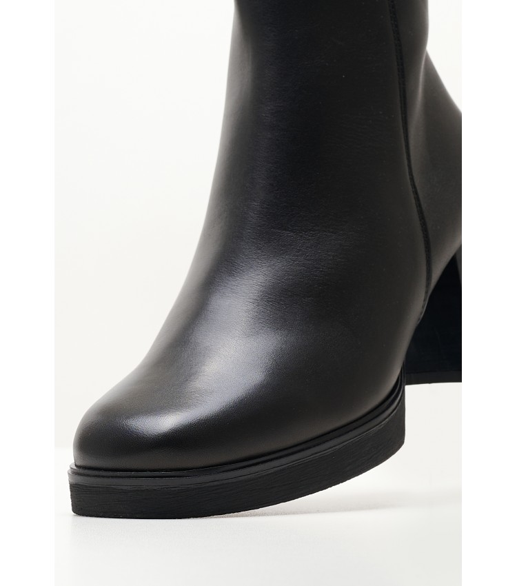 Women Boots 21282 Black Leather Pepe Menargues