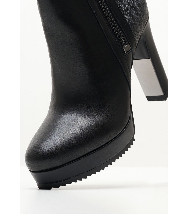 Women Boots Liana.Bt Black Leather DKNY