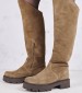 Women Boots 220 Taupe Buckskin Mortoglou