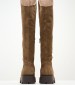 Women Boots 220 Taupe Buckskin Mortoglou