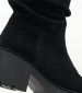 Women Boots 460 Black Buckskin Mortoglou