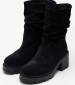 Women Boots 460 Black Buckskin Mortoglou