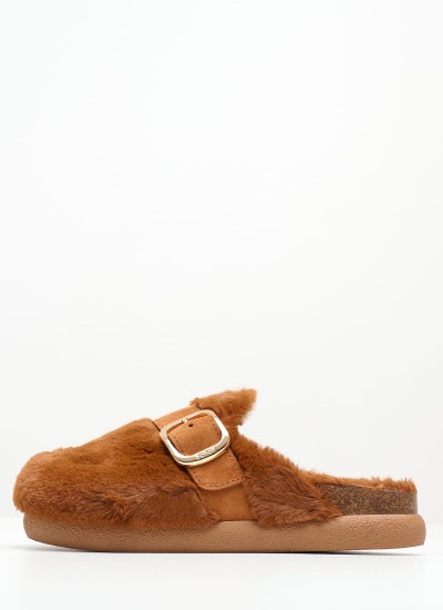 Women Sleepers Ivy.Buckle Tabba Eco Fur Scholl