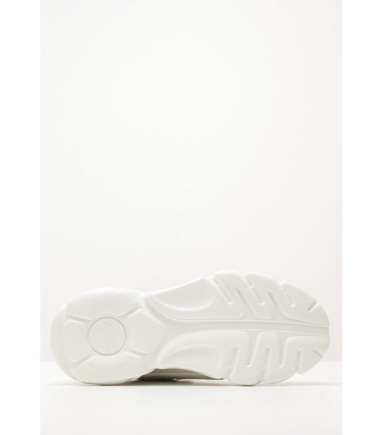 Women Casual Shoes Cld.Corin White ECOleather Buffalo