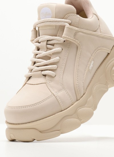 Γυναικεία Παπούτσια Casual Corin.Nb Μπεζ ECOnubuck Buffalo