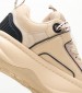 Women Casual Shoes Orcus Beige ECOleather Buffalo