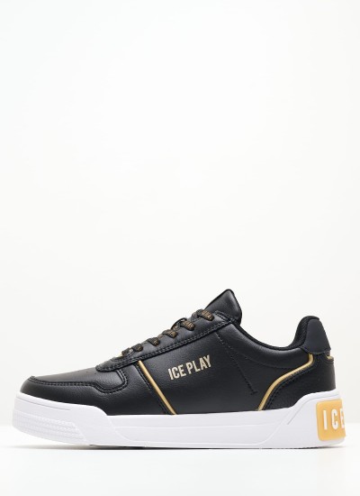 Γυναικεία Παπούτσια Casual Kurw003b Μαύρο ECOleather Ice Play