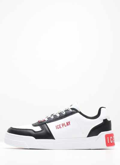 Ανδρικά Παπούτσια Casual Yale002b Άσπρο ECOleather Ice Play