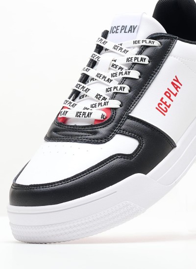 Ανδρικά Παπούτσια Casual Yale002b Άσπρο ECOleather Ice Play