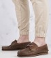 Men Sailing shoes 1001R Brown Nubuck Leather Timberland