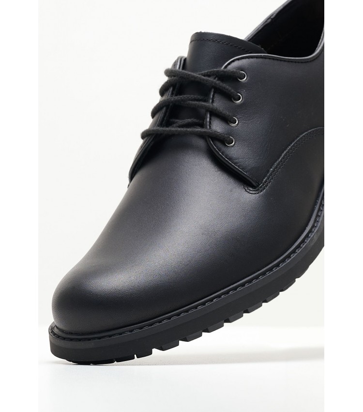 Men Shoes 5549R Black Leather Timberland