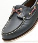 Men Sailing shoes 74036 Blue Leather Timberland