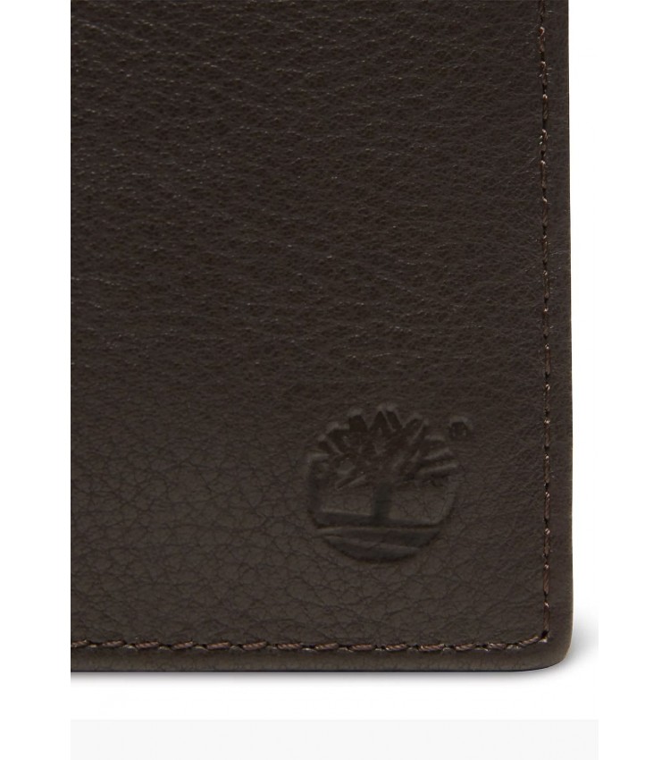 Men Wallets A1DFS Brown Leather Timberland