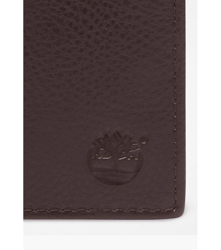 Men Wallets A1DFU Brown Leather Timberland