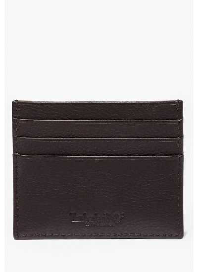 Men Wallets Corp.Leather Brown Leather Tommy Hilfiger
