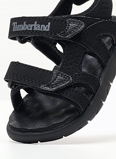 Kids Flip Flops & Sandals A1QXQ Black ECOleather Timberland