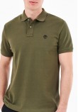 Men T-Shirts A26N4 Olive Cotton Timberland