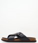 Men Flip Flops & Sandals A2B65 Black Leather Timberland