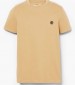 Men T-Shirts A2BPR.B Beige Cotton Timberland