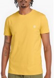 Men T-Shirts A2BPR.B Yellow Cotton Timberland