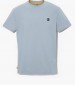 Men T-Shirts A2BPR LightBlue Cotton Timberland