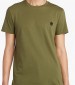 Men T-Shirts A2BPR Green Cotton Timberland