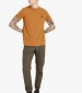 Men T-Shirts A2BPR Yellow Cotton Timberland