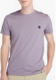 Men T-Shirts A2BPR Purple Cotton Timberland