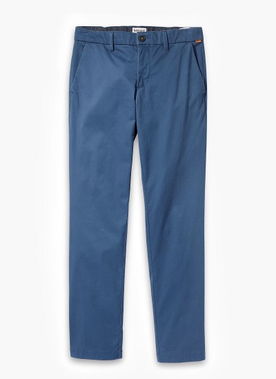 Men Pants A2BYY Blue Cotton Timberland