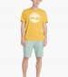 Men T-Shirts A2C2R.2 Yellow Cotton Timberland