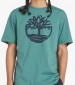 Men T-Shirts A2C2R Green Cotton Timberland