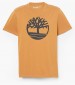Men T-Shirts A2C2R Yellow Cotton Timberland