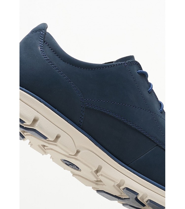 Ανδρικά Παπούτσια Casual A2C6N Μπλε Δέρμα Νούμπουκ Timberland
