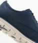 Men Casual Shoes A2C6N Blue Nubuck Leather Timberland