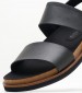 Men Flip Flops & Sandals A2CET Black Leather Timberland