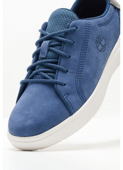 Kids Casual Shoes A2CVK Blue Nubuck Leather Timberland