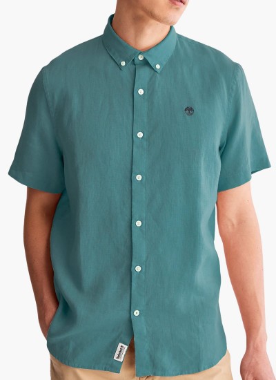 Men T-Shirts A2CQY DarkBlue Cotton Timberland