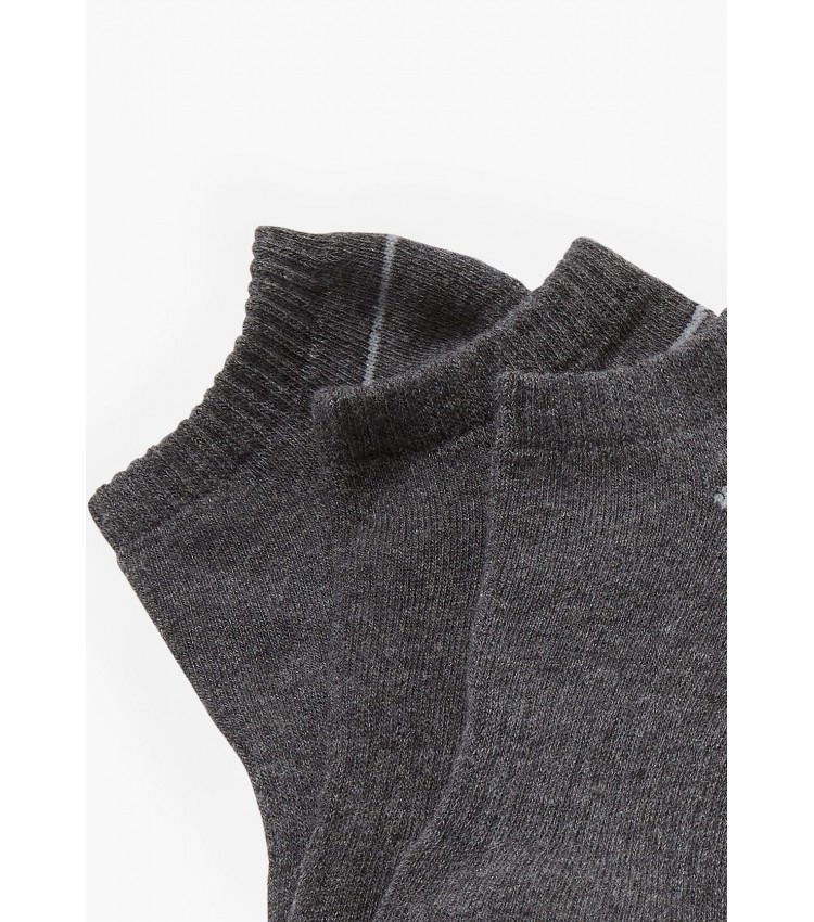 Men Socks A2PU5 Grey Cotton Timberland