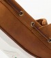 Men Sailing shoes A43V9 Brown Nubuck Leather Timberland