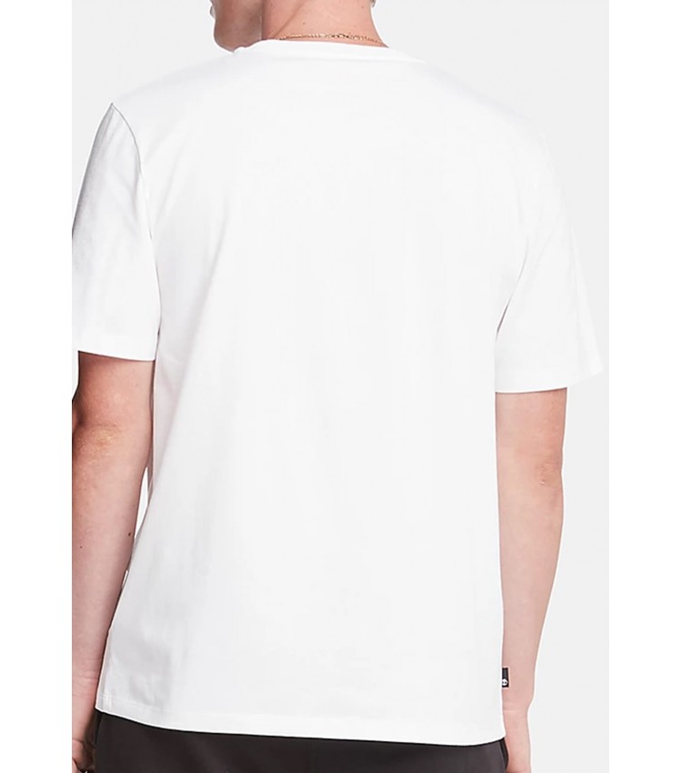 Men T-Shirts A5QS2 White Cotton Timberland