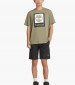 Men T-Shirts A5QS2 Olive Cotton Timberland