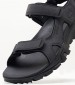 Men Flip Flops & Sandals A5T5G Black Leather Timberland