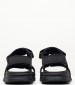 Men Flip Flops & Sandals A5T5G Black Leather Timberland